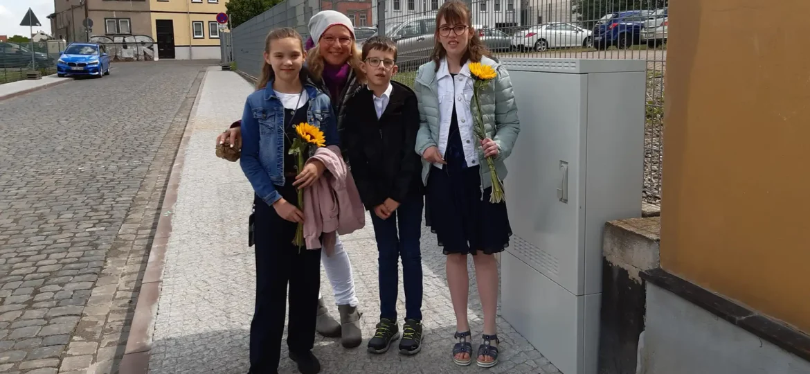 Gemeinsam bei der Nachhilfe die Jugendweihe feiern